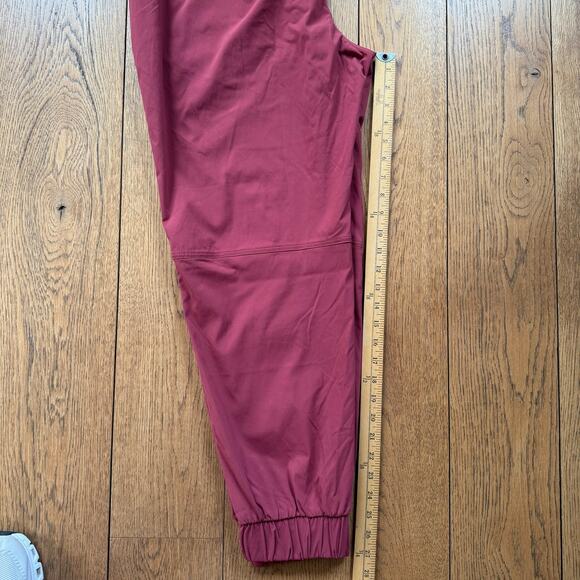 Women's Sightscape Horizon Stretch Pull-On Joggers SZ 16 Burgundy Red Athleisure - Picture 12 of 12